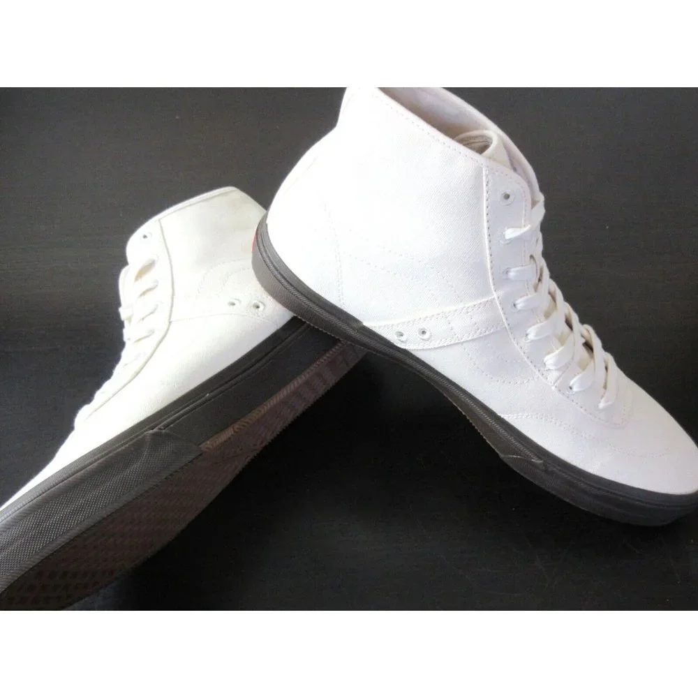 Vans x Quasi Men's Gilbert Crocket Hi Decon White Canvas shoes Sizes NIB - Picture 7 of 8